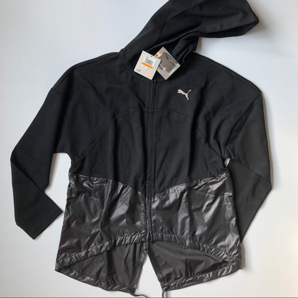 Puma Relaxed Fit Zip Up Hoodie - Picture 2 of 8